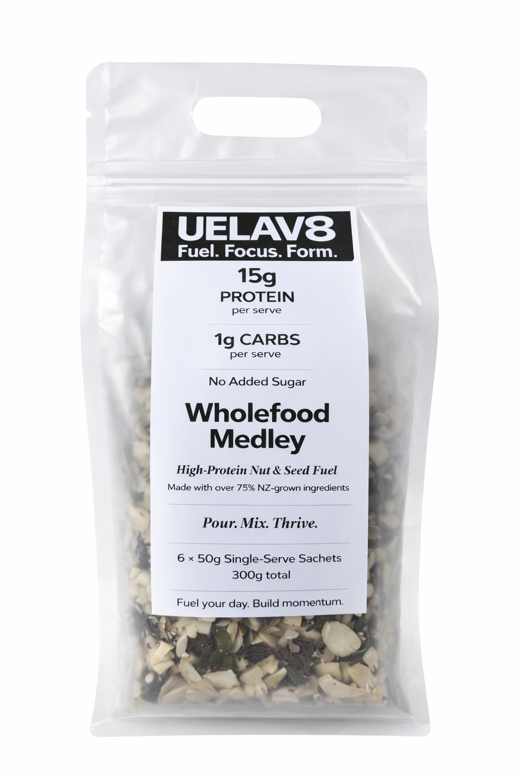 UELAV8 Wholefood Medley – 6 Sachets (1 × 6-Pack)
